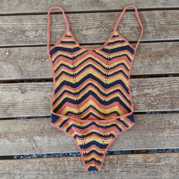 All That Remains crochet one piece swimsuit - Picture 2 of 2